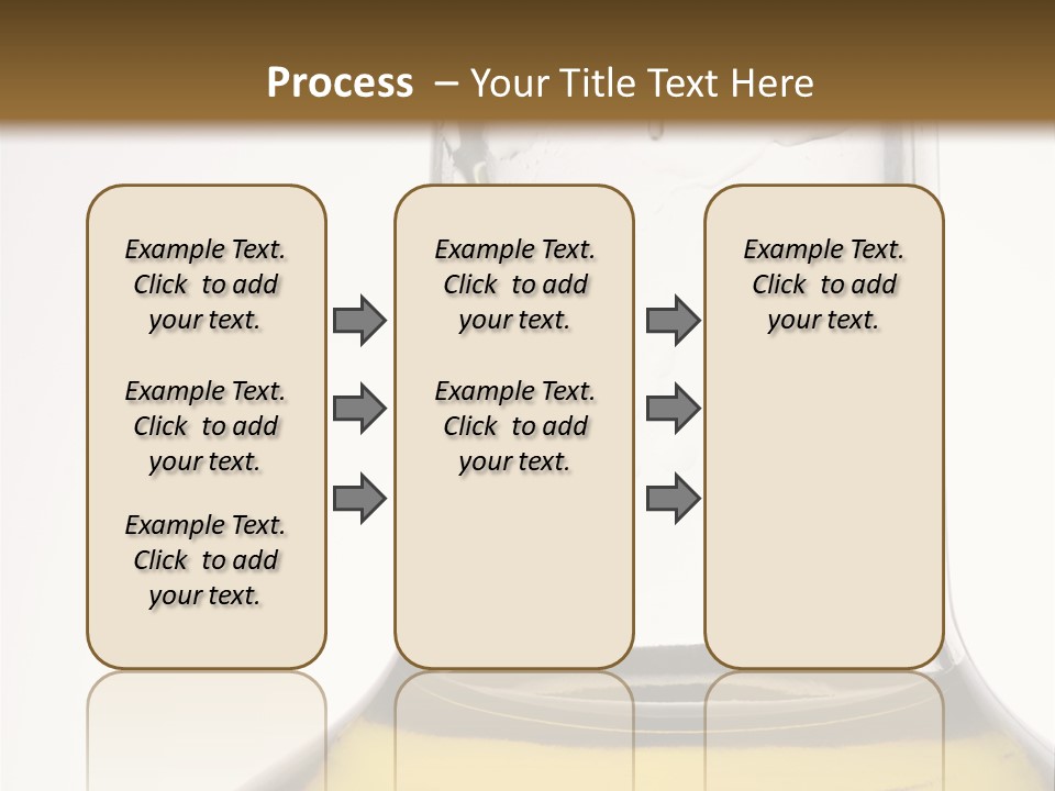 Olive Oil Bottle Closeup (2) PowerPoint Template