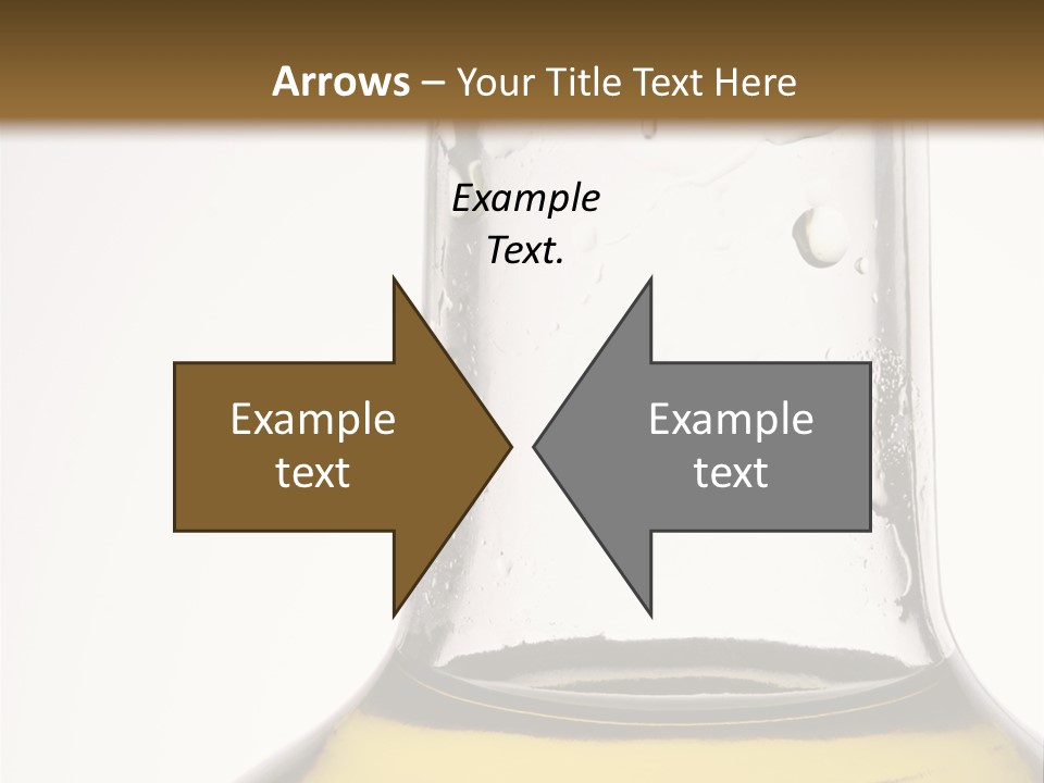 Olive Oil Bottle Closeup (2) PowerPoint Template