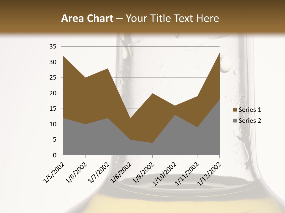 Olive Oil Bottle Closeup (2) PowerPoint Template
