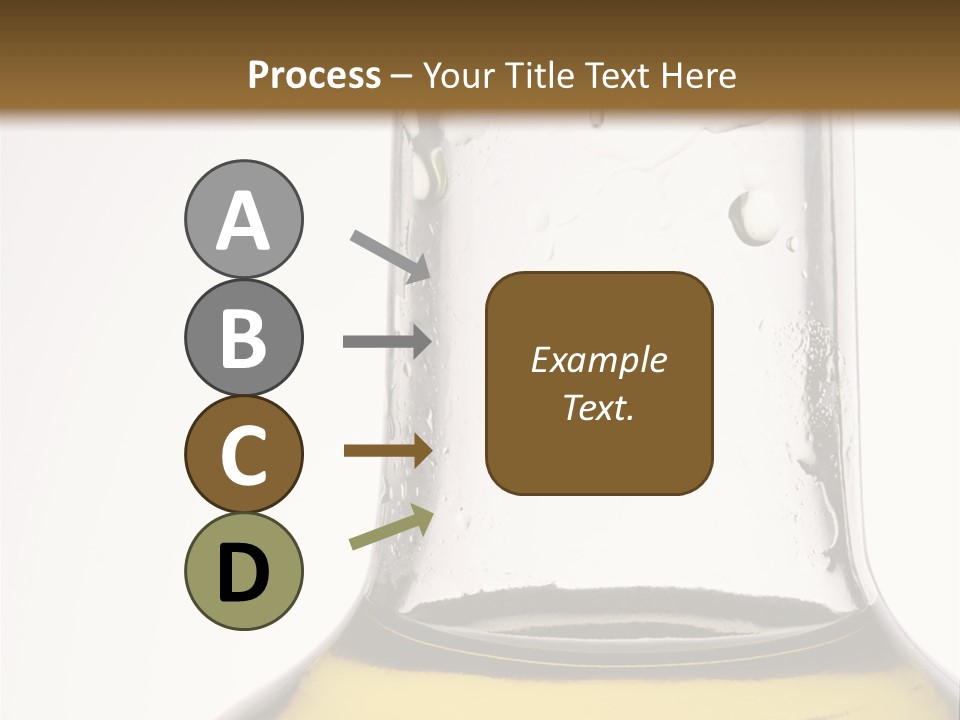 Olive Oil Bottle Closeup (2) PowerPoint Template