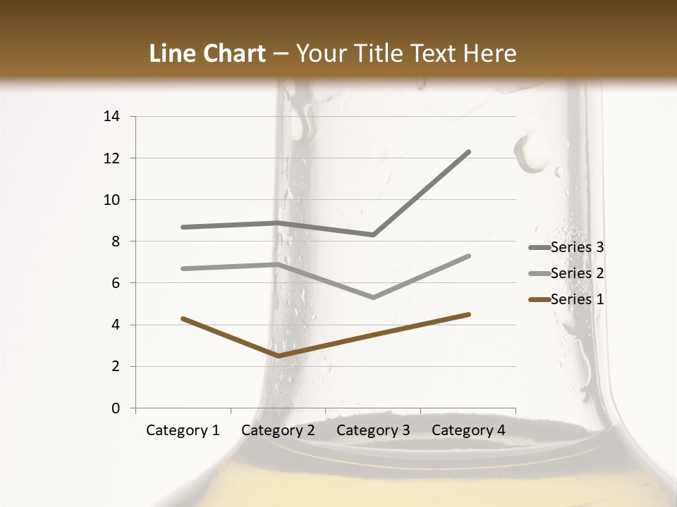 Olive Oil Bottle Closeup (2) PowerPoint Template