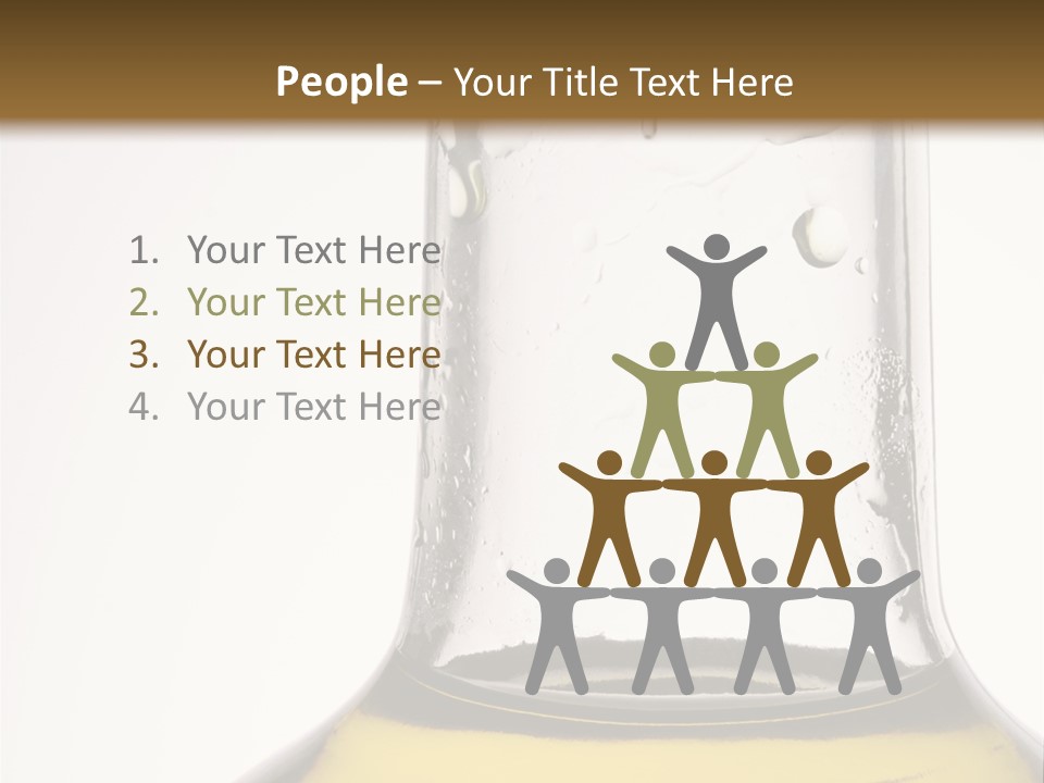 Olive Oil Bottle Closeup (2) PowerPoint Template