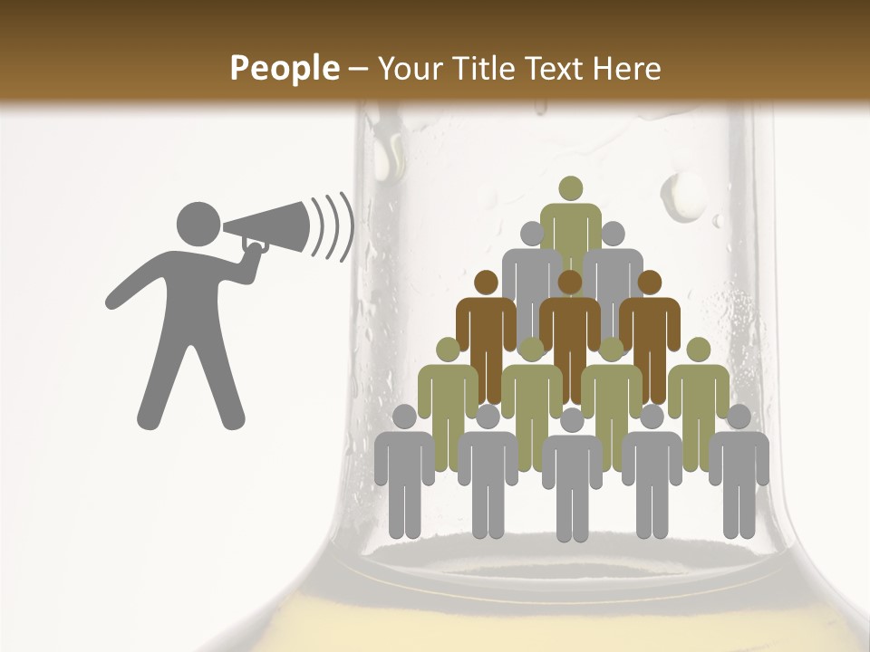 Olive Oil Bottle Closeup (2) PowerPoint Template