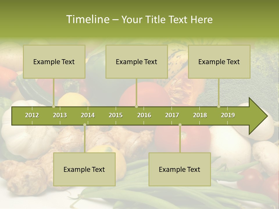 A Bunch Of Different Types Of Vegetables On A Table PowerPoint Template