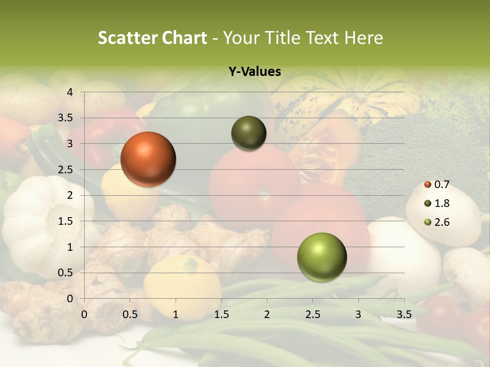 A Bunch Of Different Types Of Vegetables On A Table PowerPoint Template