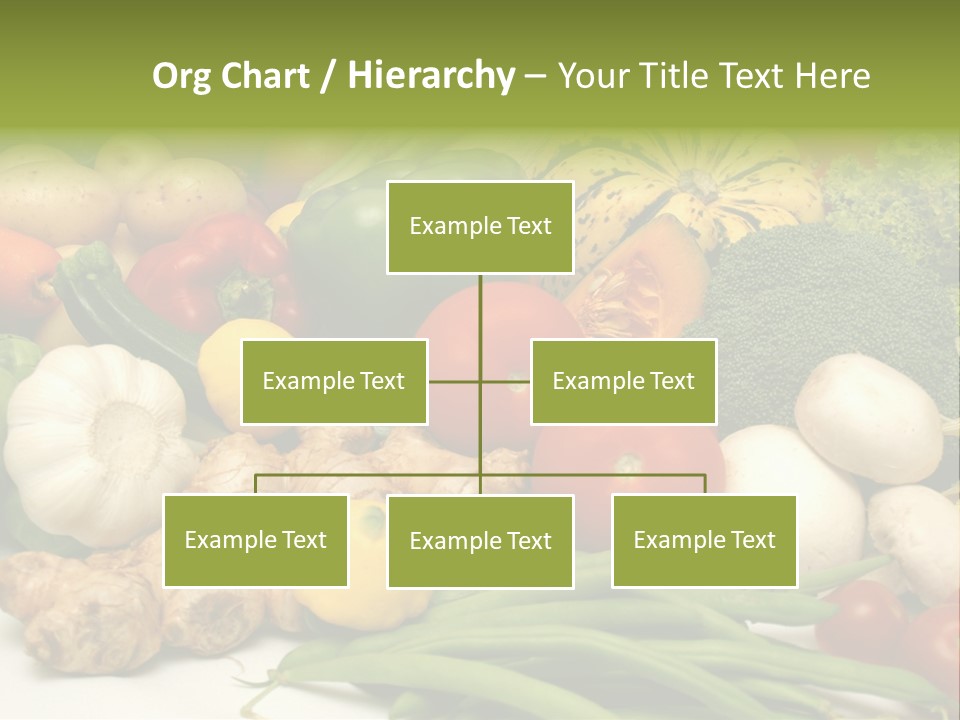 A Bunch Of Different Types Of Vegetables On A Table PowerPoint Template