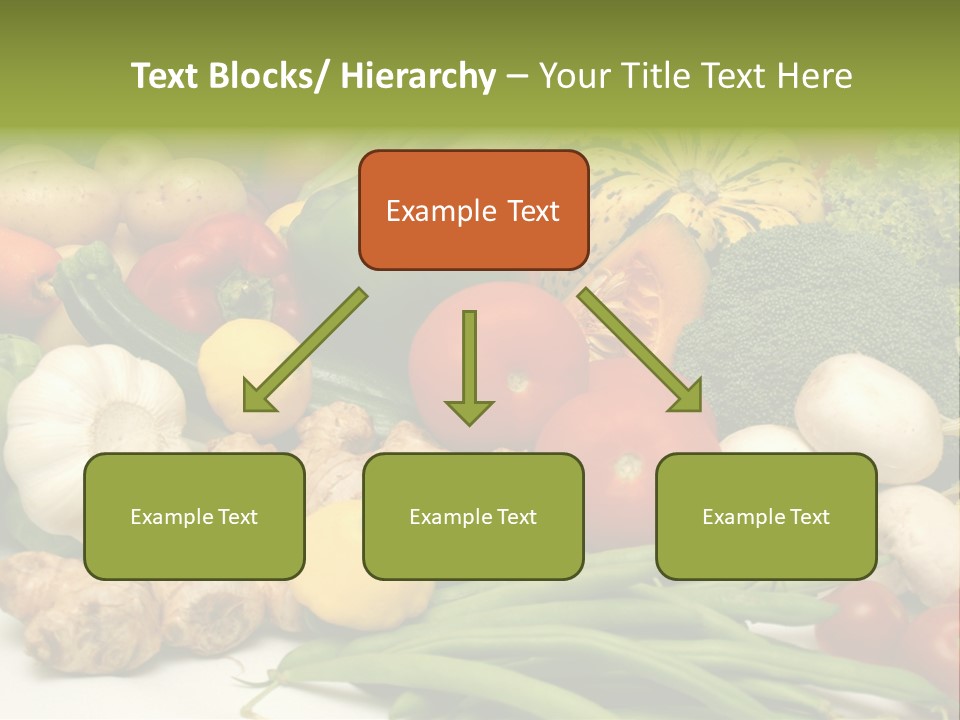 A Bunch Of Different Types Of Vegetables On A Table PowerPoint Template