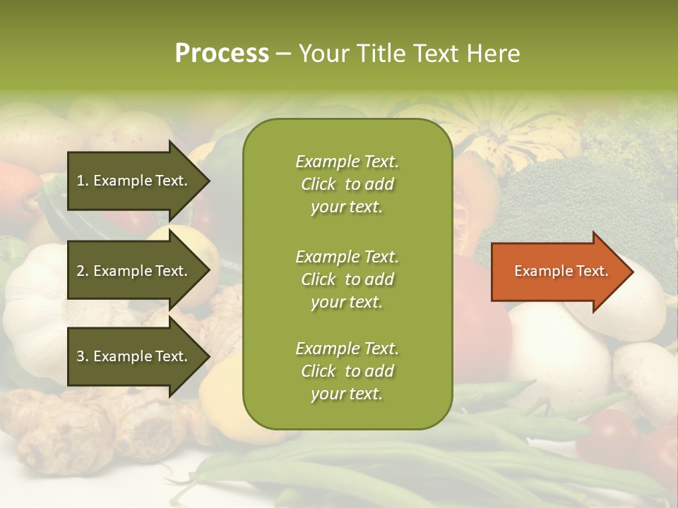 A Bunch Of Different Types Of Vegetables On A Table PowerPoint Template