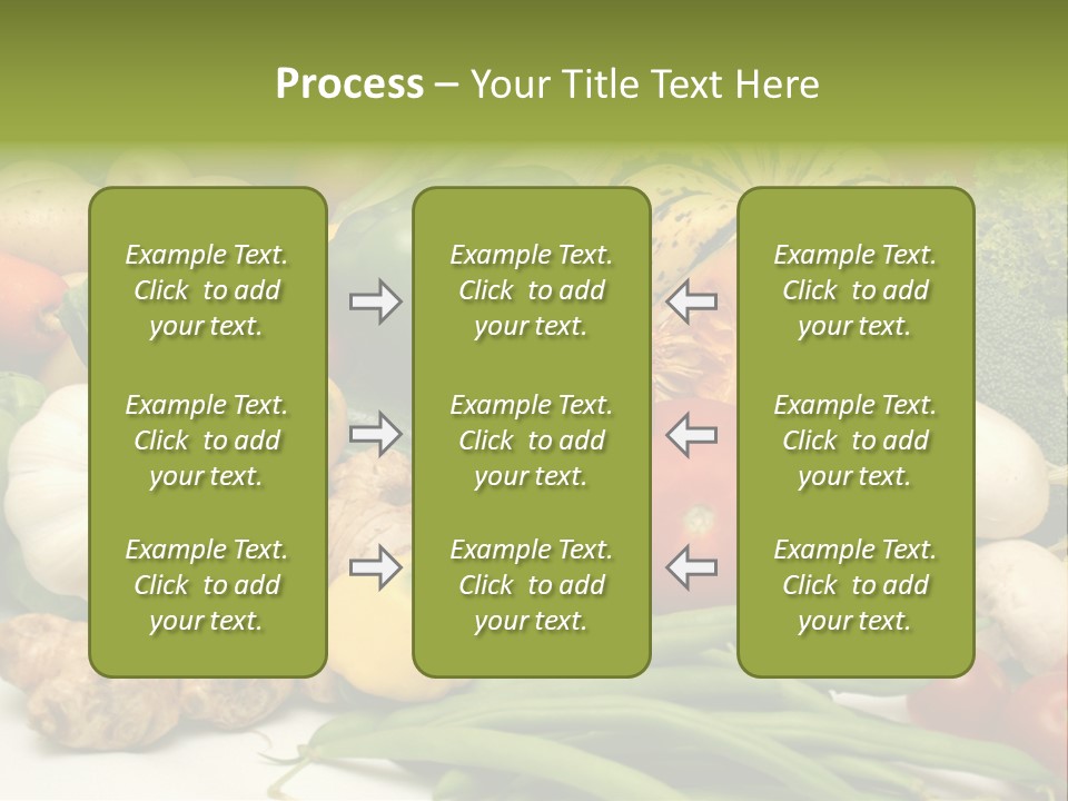A Bunch Of Different Types Of Vegetables On A Table PowerPoint Template