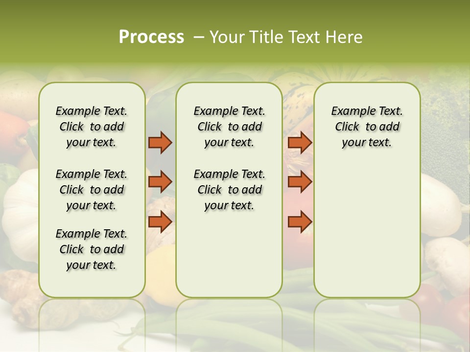 A Bunch Of Different Types Of Vegetables On A Table PowerPoint Template