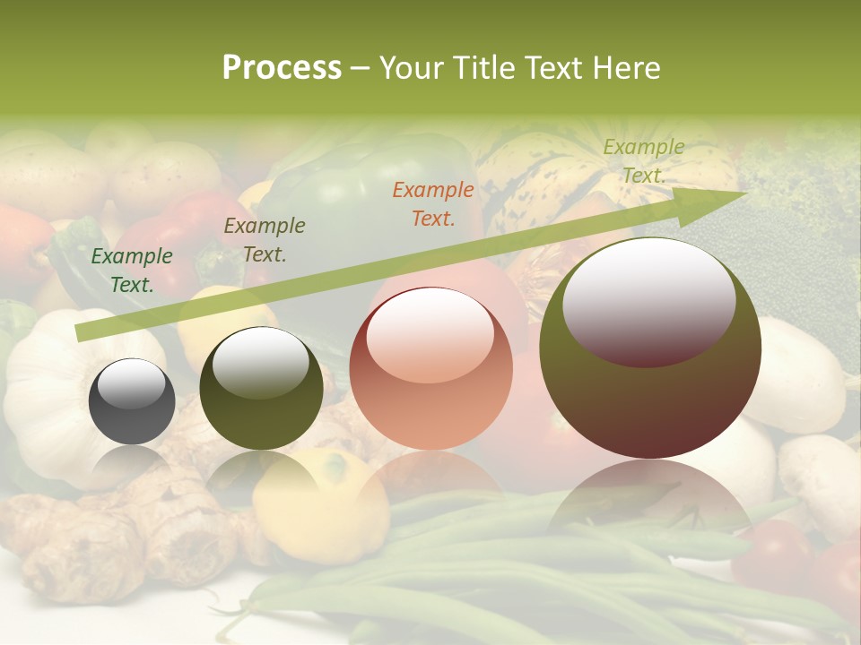 A Bunch Of Different Types Of Vegetables On A Table PowerPoint Template
