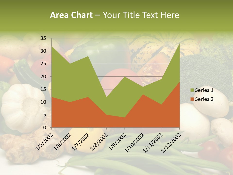 A Bunch Of Different Types Of Vegetables On A Table PowerPoint Template