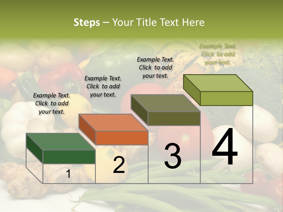 A Bunch Of Different Types Of Vegetables On A Table PowerPoint Template