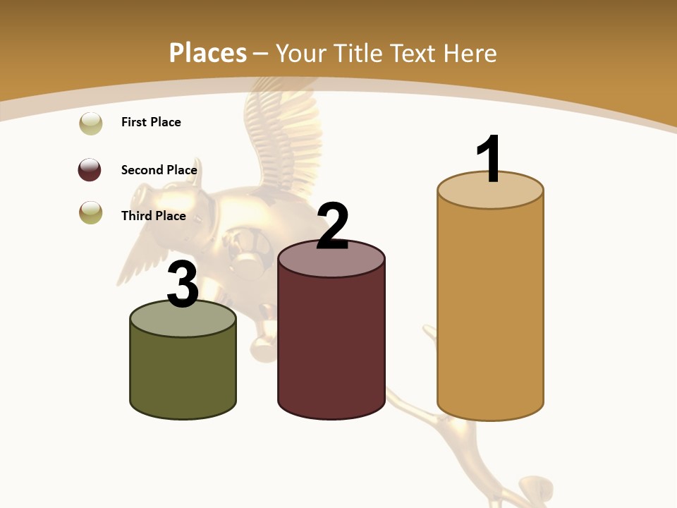 Reaching For A Flying Piggy Bank PowerPoint Template