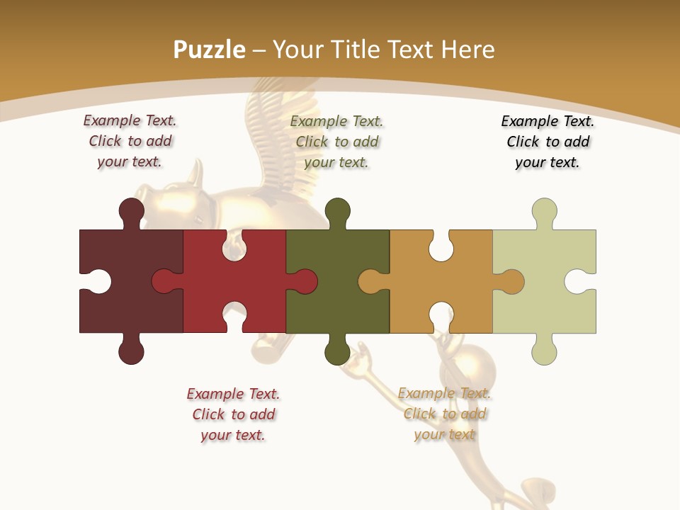 Reaching For A Flying Piggy Bank PowerPoint Template