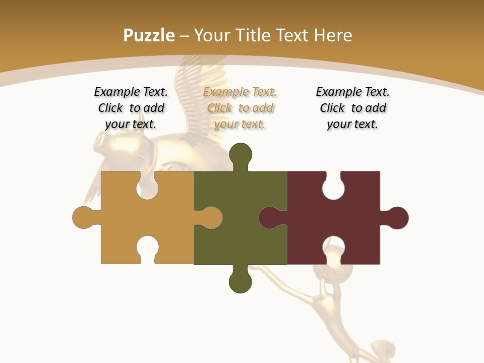 Reaching For A Flying Piggy Bank PowerPoint Template