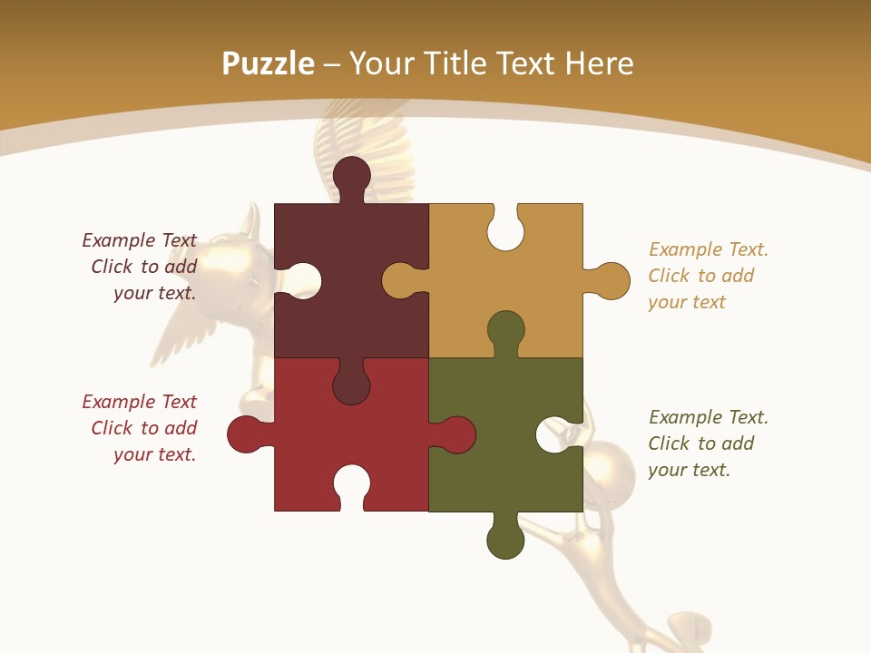 Reaching For A Flying Piggy Bank PowerPoint Template