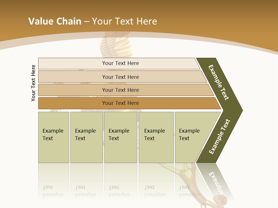 Reaching For A Flying Piggy Bank PowerPoint Template