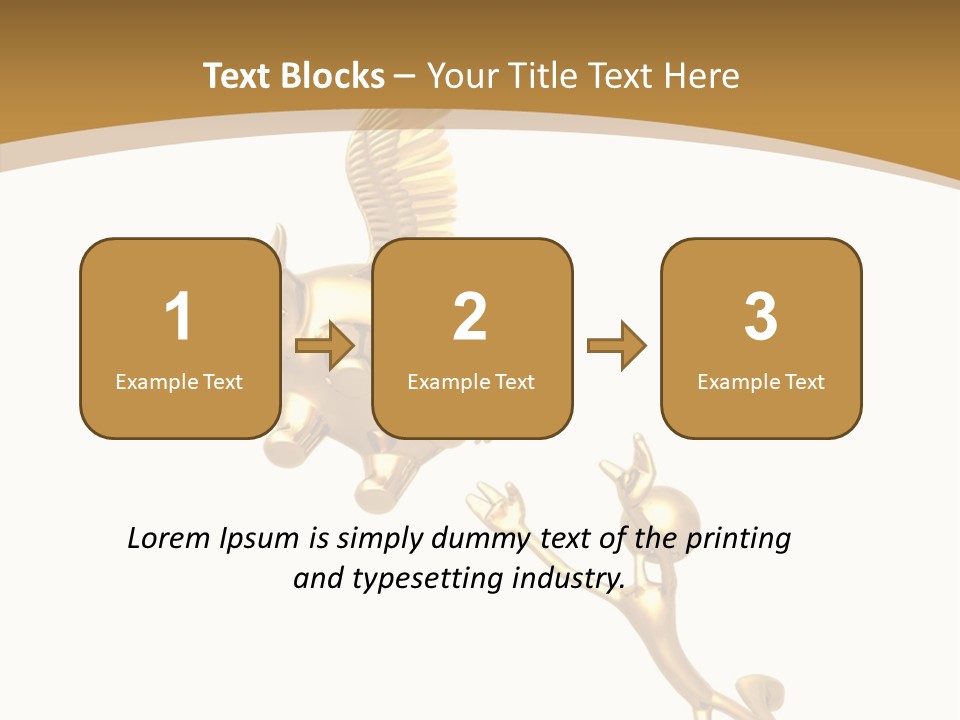 Reaching For A Flying Piggy Bank PowerPoint Template