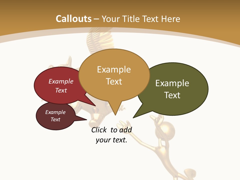 Reaching For A Flying Piggy Bank PowerPoint Template