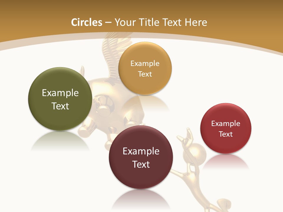 Reaching For A Flying Piggy Bank PowerPoint Template