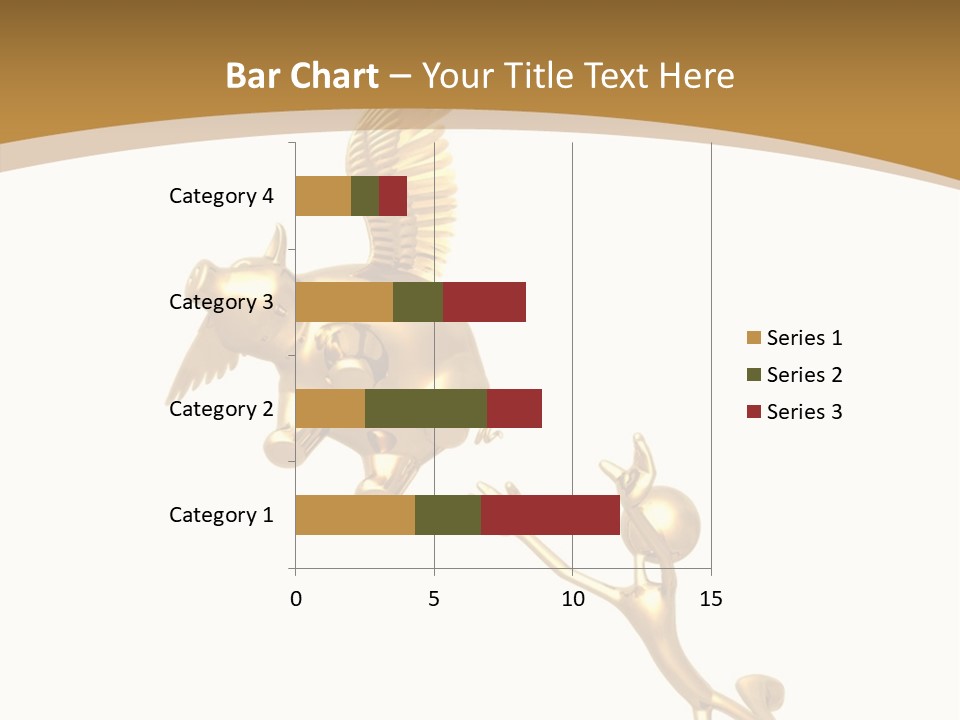 Reaching For A Flying Piggy Bank PowerPoint Template