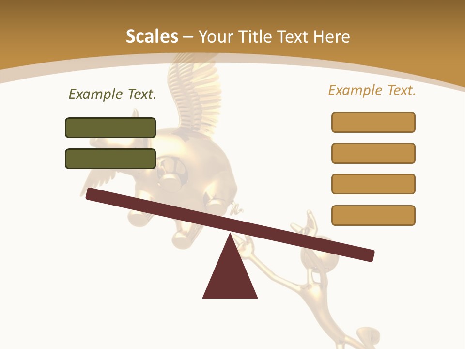Reaching For A Flying Piggy Bank PowerPoint Template
