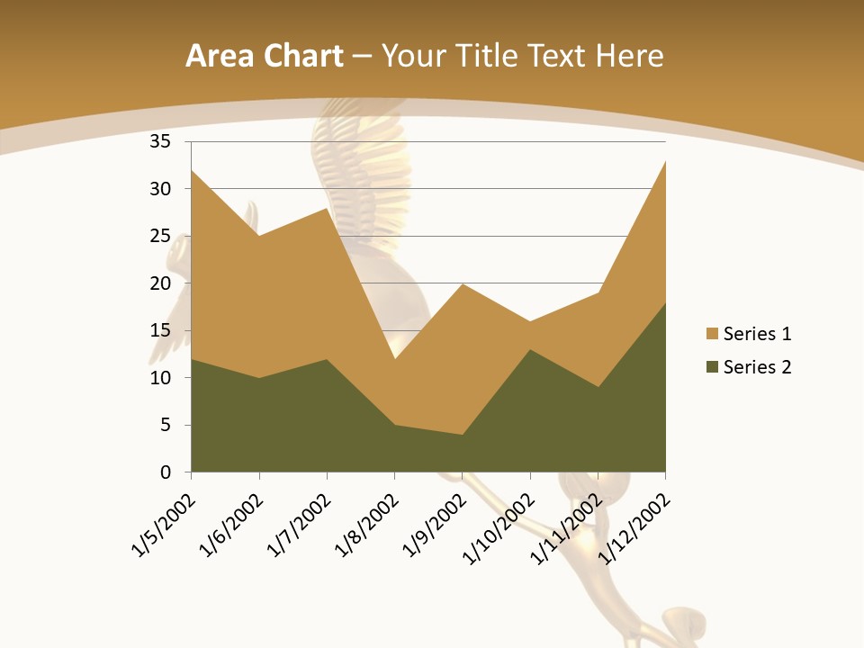 Reaching For A Flying Piggy Bank PowerPoint Template
