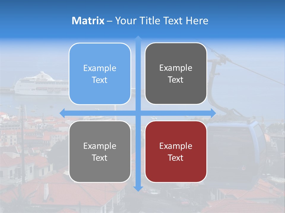 A Cablecar In Funchal / Madeira (Portugal)... PowerPoint Template