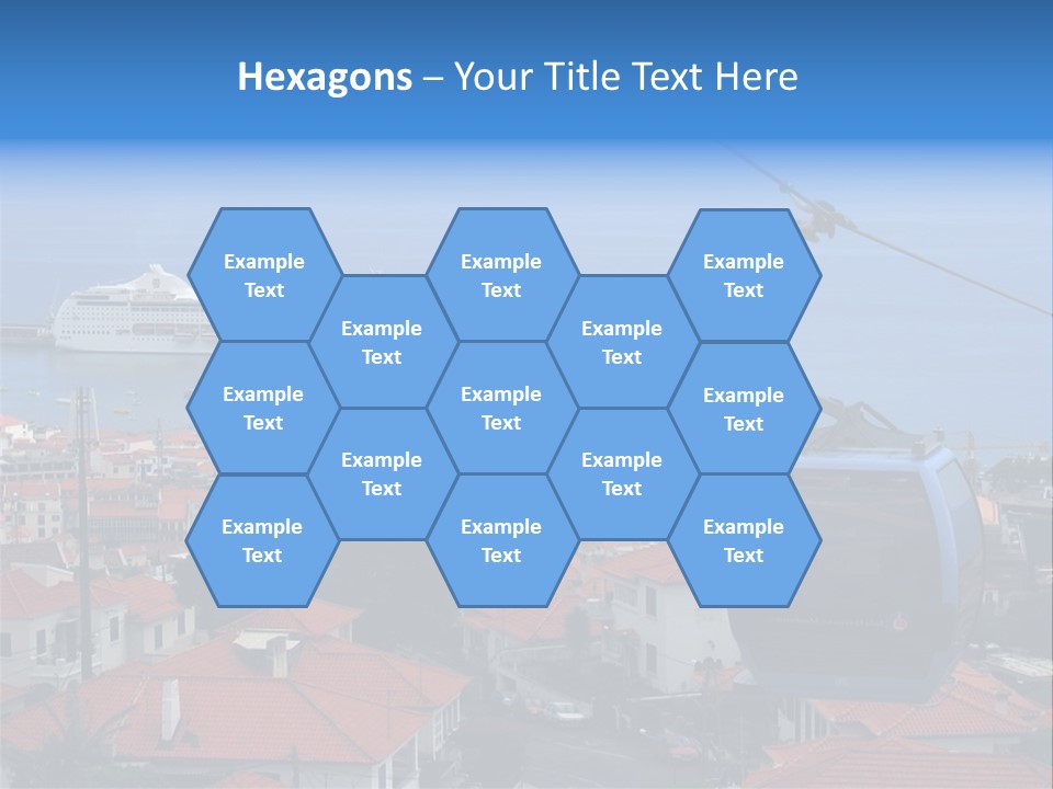 A Cablecar In Funchal / Madeira (Portugal)... PowerPoint Template