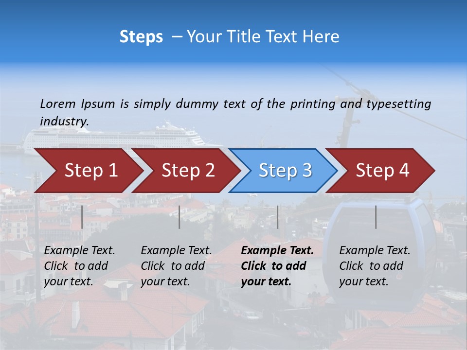 A Cablecar In Funchal / Madeira (Portugal)... PowerPoint Template