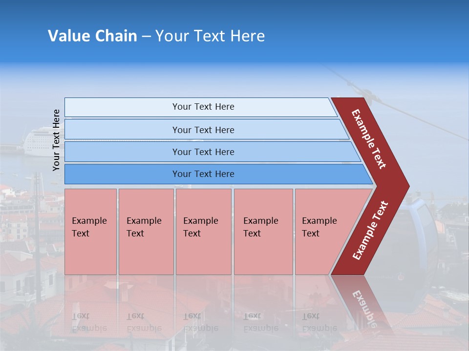 A Cablecar In Funchal / Madeira (Portugal)... PowerPoint Template