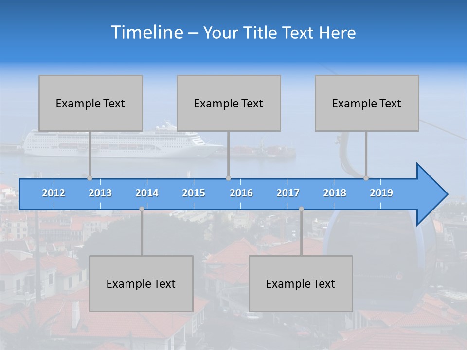 A Cablecar In Funchal / Madeira (Portugal)... PowerPoint Template