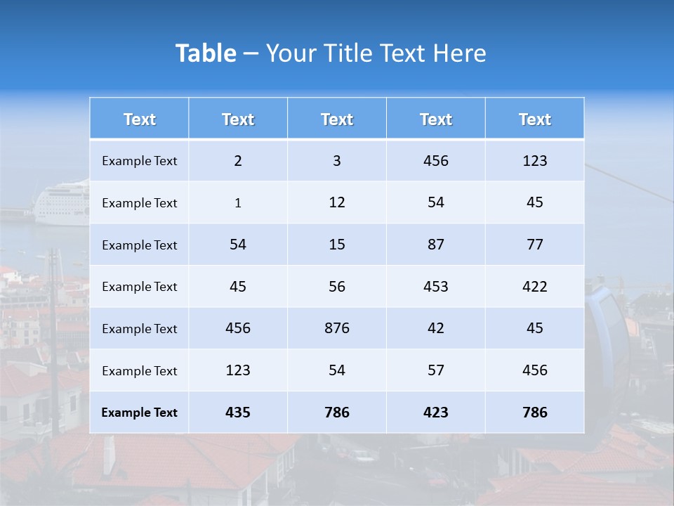 A Cablecar In Funchal / Madeira (Portugal)... PowerPoint Template