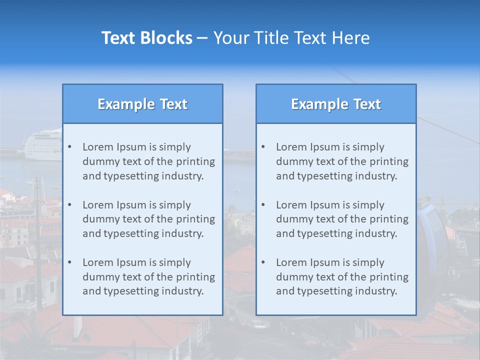 A Cablecar In Funchal / Madeira (Portugal)... PowerPoint Template