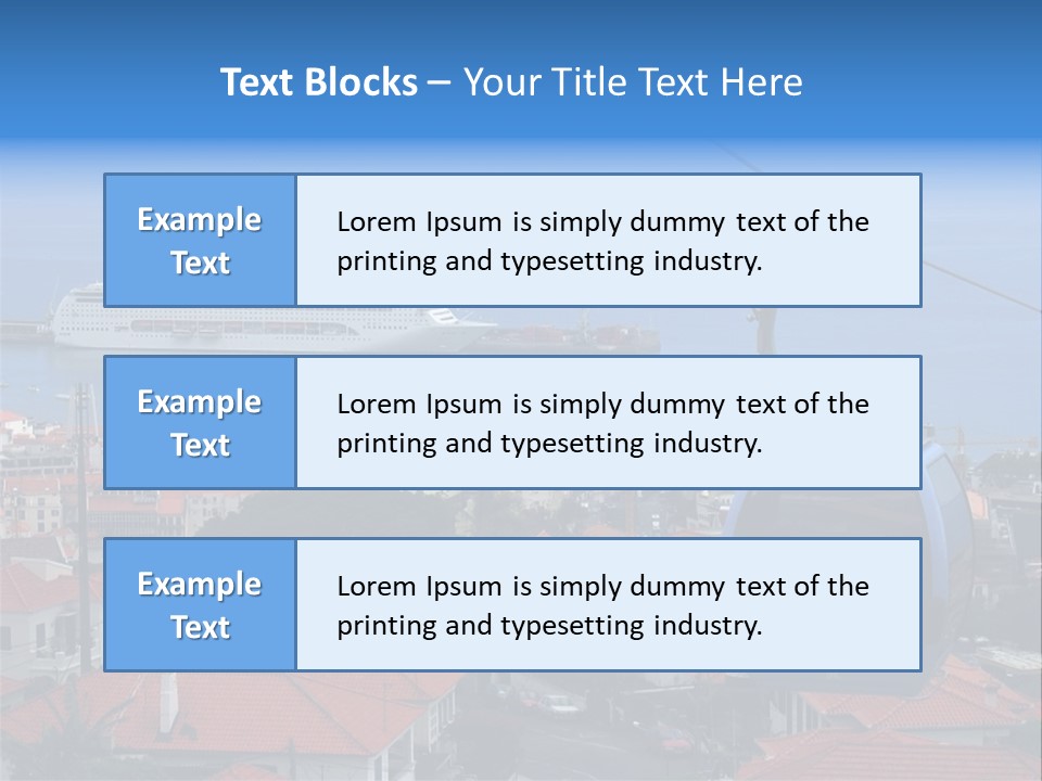 A Cablecar In Funchal / Madeira (Portugal)... PowerPoint Template