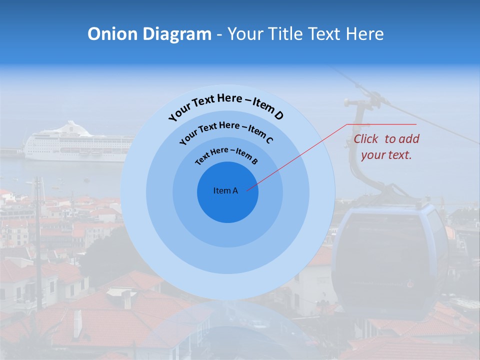A Cablecar In Funchal / Madeira (Portugal)... PowerPoint Template