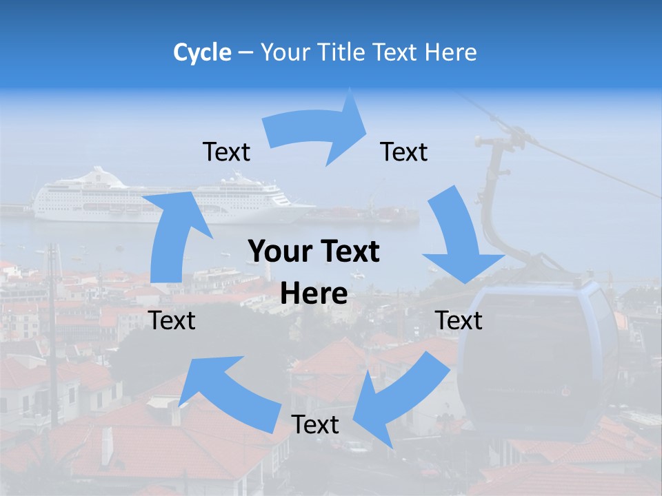 A Cablecar In Funchal / Madeira (Portugal)... PowerPoint Template