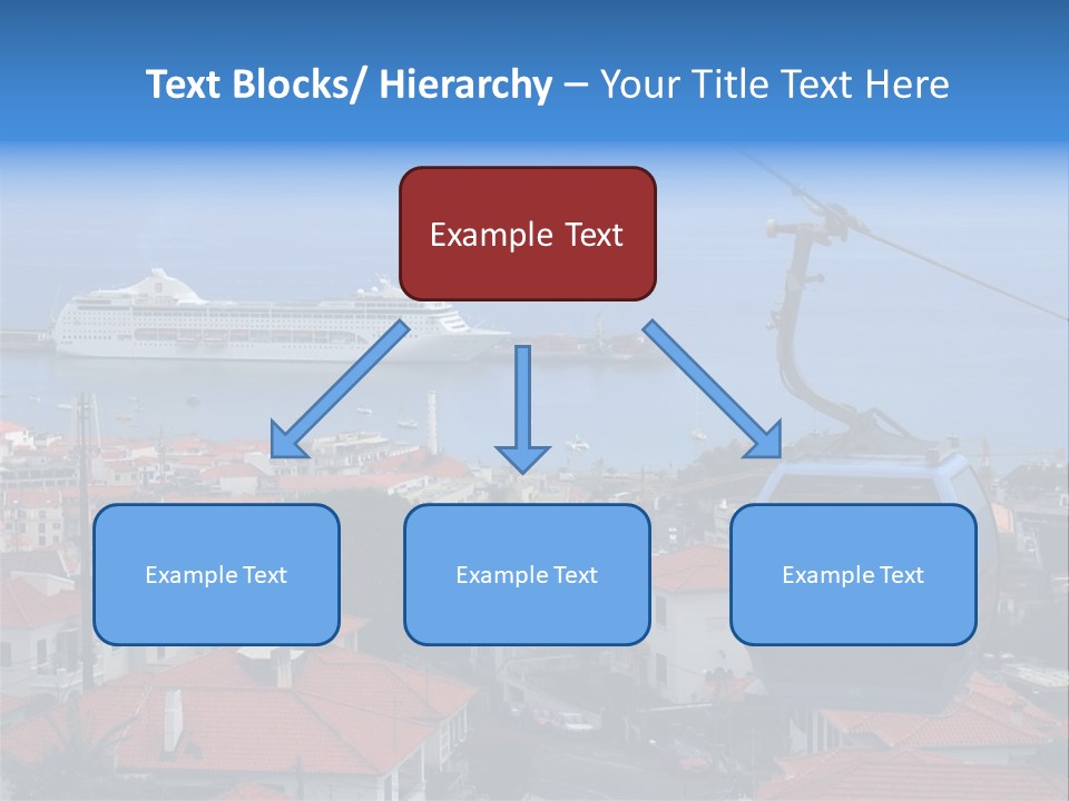 A Cablecar In Funchal / Madeira (Portugal)... PowerPoint Template