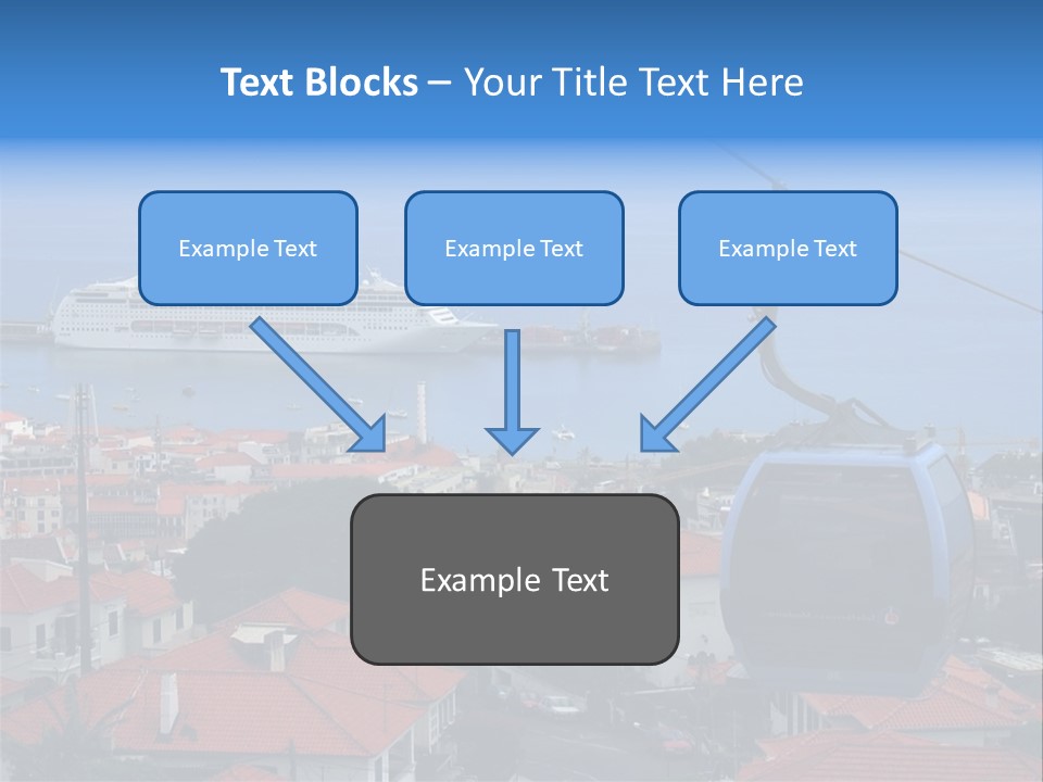 A Cablecar In Funchal / Madeira (Portugal)... PowerPoint Template