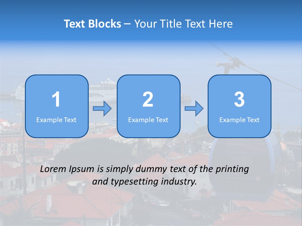 A Cablecar In Funchal / Madeira (Portugal)... PowerPoint Template