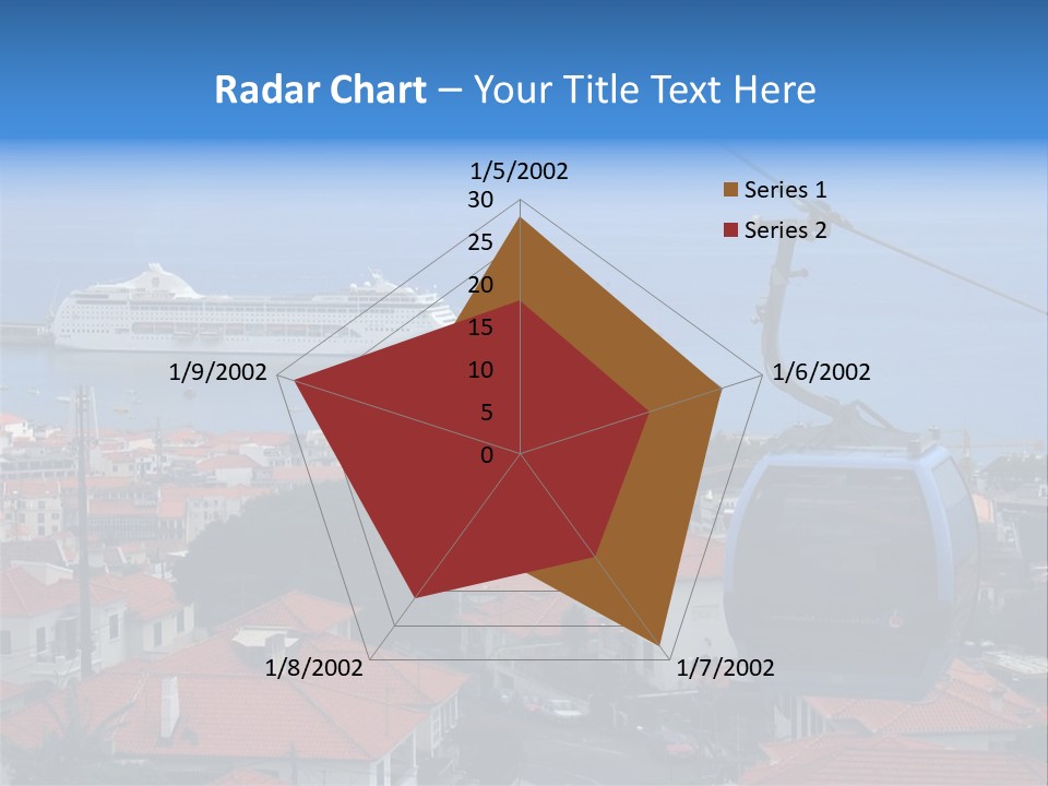 A Cablecar In Funchal / Madeira (Portugal)... PowerPoint Template