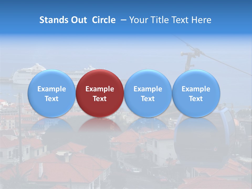 A Cablecar In Funchal / Madeira (Portugal)... PowerPoint Template