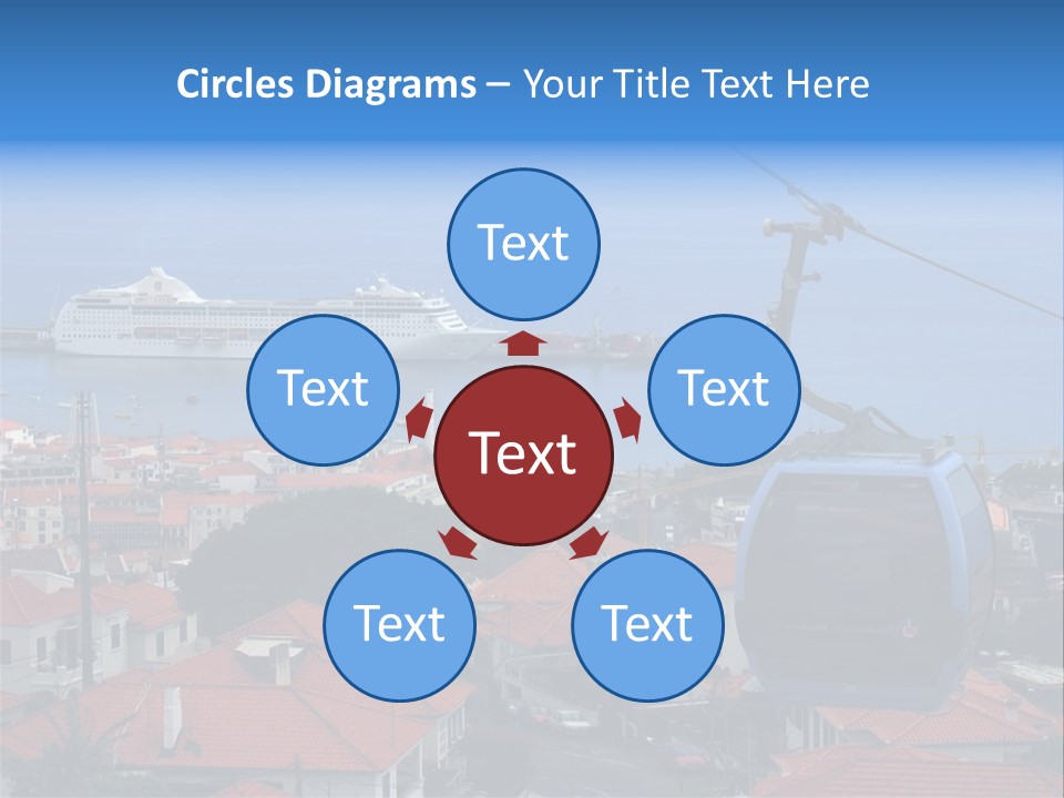 A Cablecar In Funchal / Madeira (Portugal)... PowerPoint Template