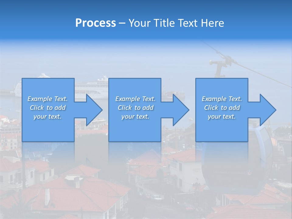 A Cablecar In Funchal / Madeira (Portugal)... PowerPoint Template