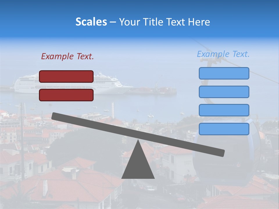 A Cablecar In Funchal / Madeira (Portugal)... PowerPoint Template