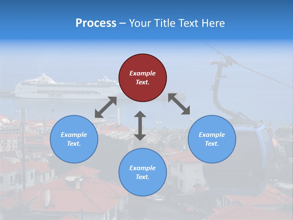A Cablecar In Funchal / Madeira (Portugal)... PowerPoint Template