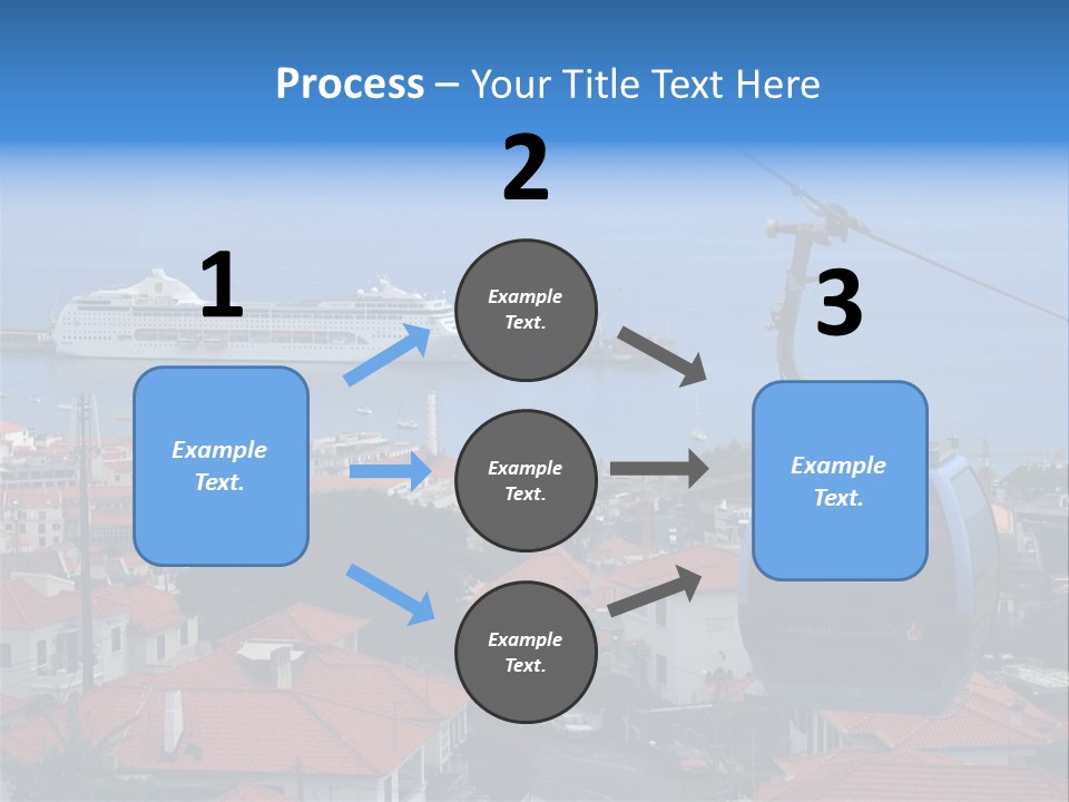 A Cablecar In Funchal / Madeira (Portugal)... PowerPoint Template
