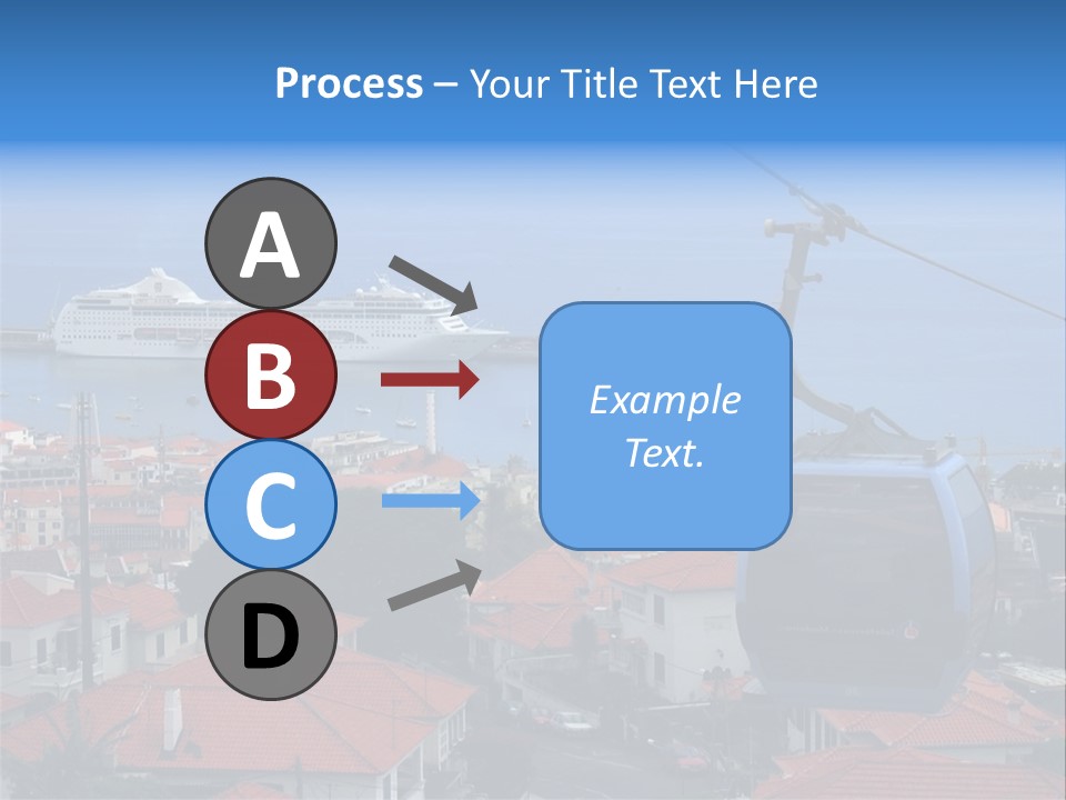 A Cablecar In Funchal / Madeira (Portugal)... PowerPoint Template
