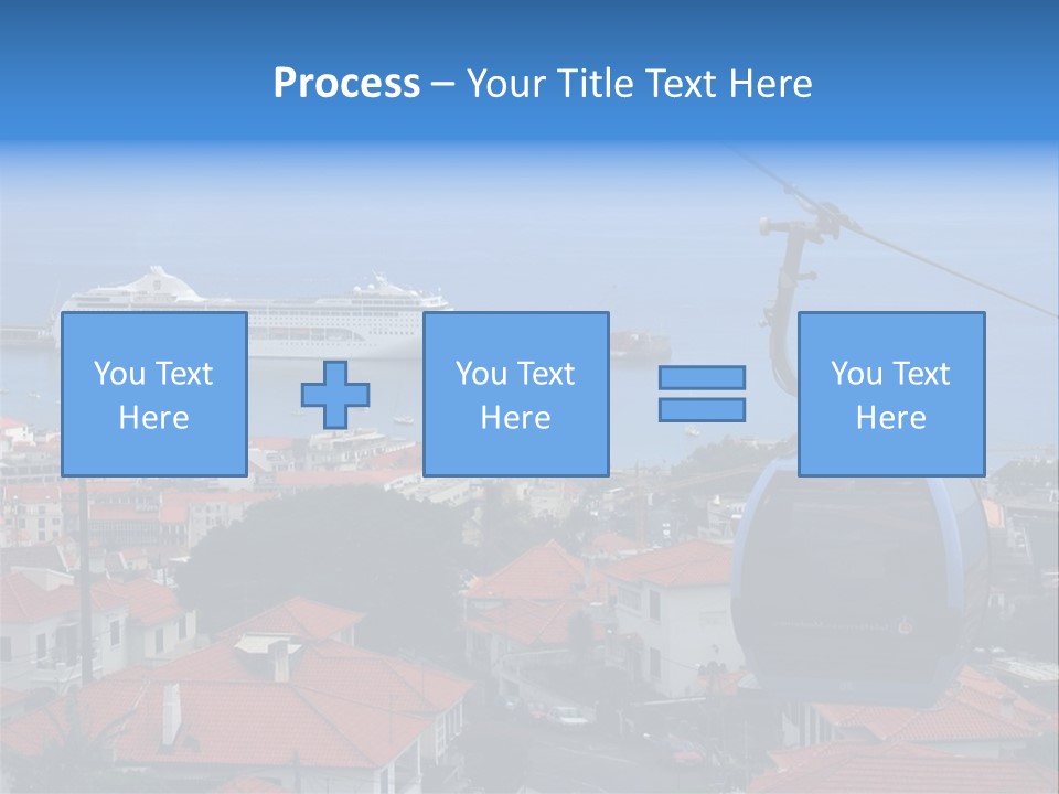 A Cablecar In Funchal / Madeira (Portugal)... PowerPoint Template